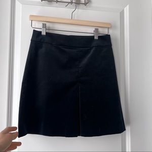 J crew velvet mini skirt sz 0